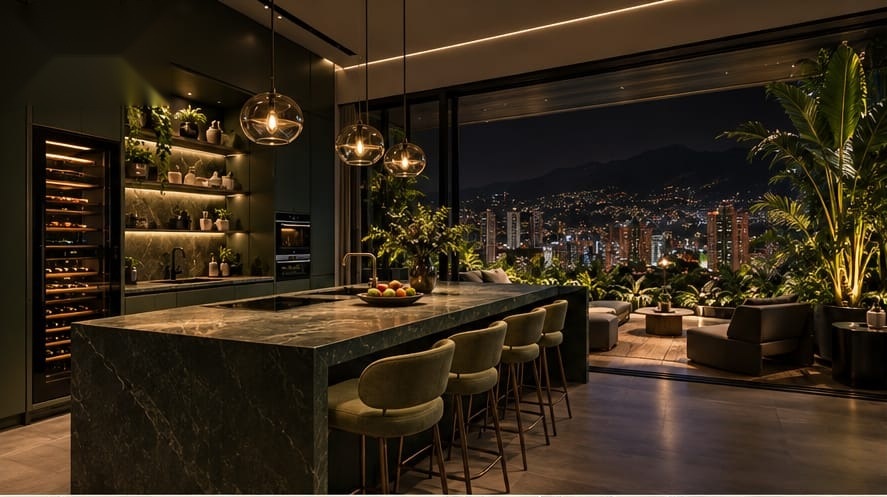 Patio Bonito — cocina